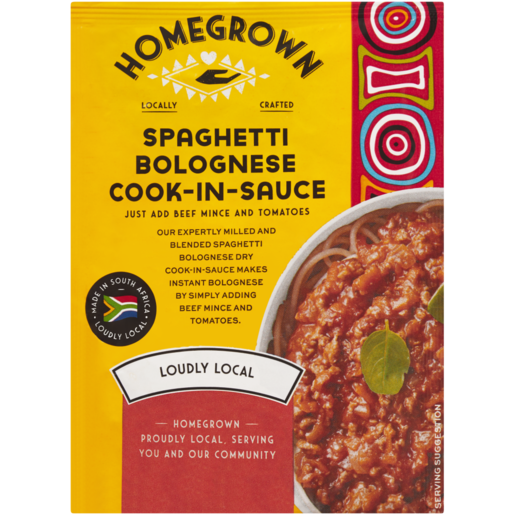Homegrown Spaghetti Bolognese Cook-In-Sauce 52g