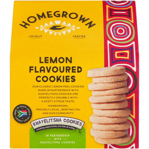 Homegrown Lemon Flavoured Cookies 150g