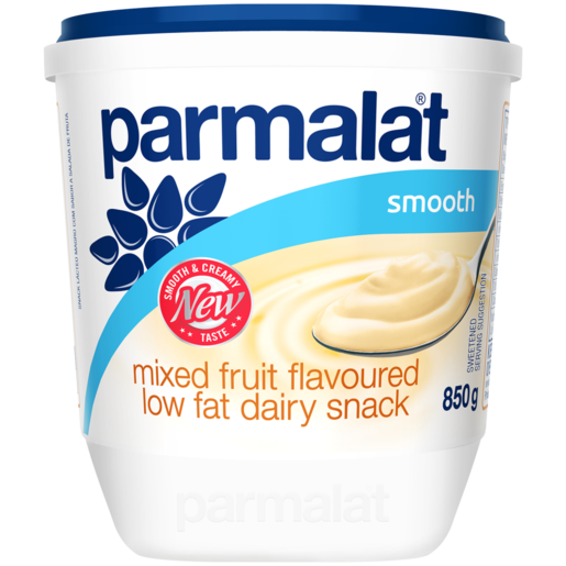 Parmalat Smooth Mixed Fruit Flavoured Low Fat Dairy Snack 850g