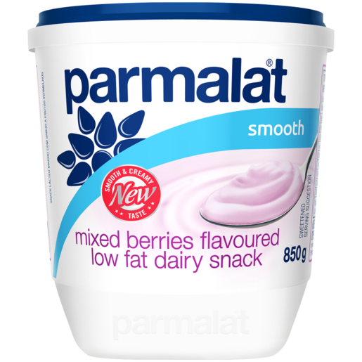 Parmalat Smooth Mixed Berry Flavoured Low Fat Dairy Snack 850g