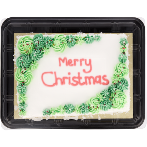 The Bakery Merry Christmas Tray Cake