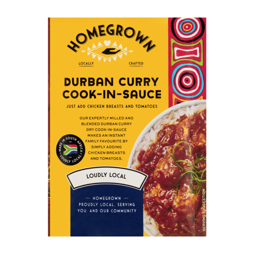 Homegrown Durban Curry Cook-In-Sauce 50g