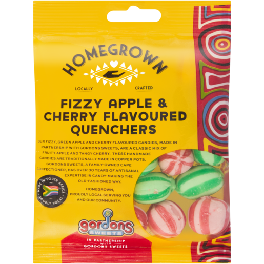 Homegrown Fizzy Apple & Cherry Flavoured Quenchers 85g