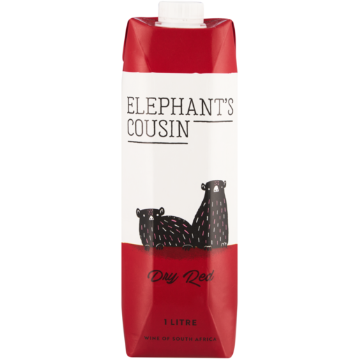 Elephant's Cousin Dry Red Wine Box 1L