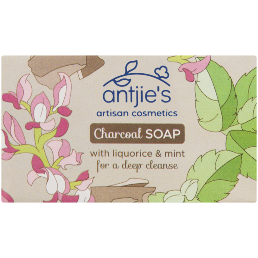 Antjie's Artisan Cosmetics Charcoal Soap 115g 