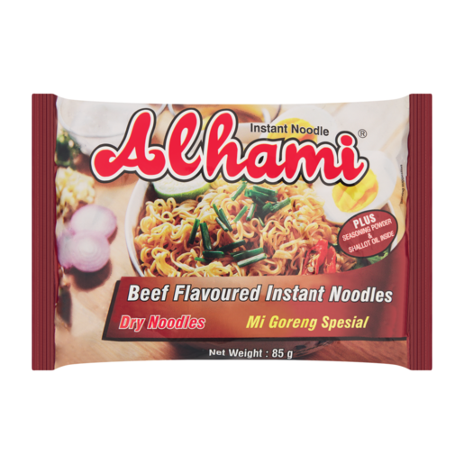 Alhami Beef Flavoured Instant Noodles 85g