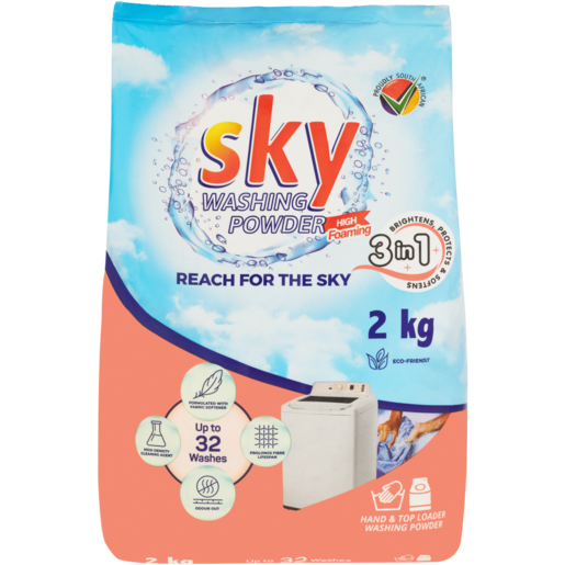 Sky Handwash 3-In-1 Washing Powder 2kg