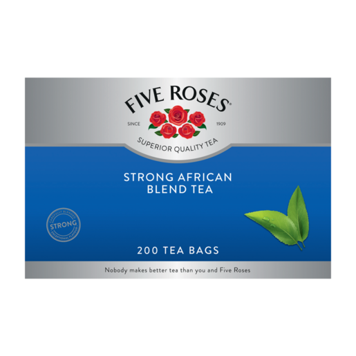 Five Roses Strong African Blend Tea Bags 200 Pack