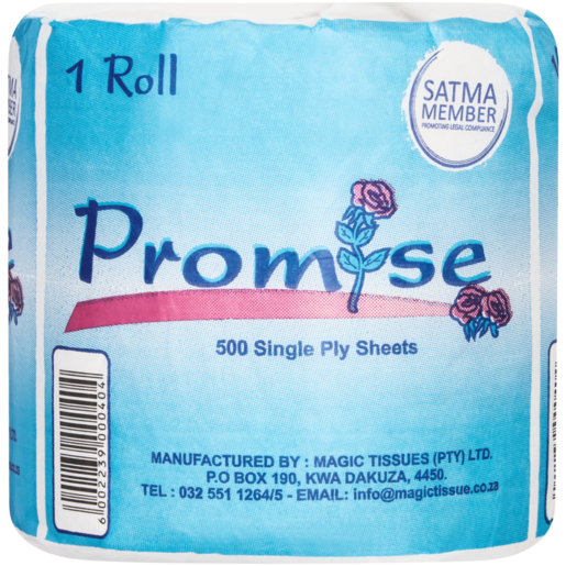 Promise 1 Ply Toilet Roll 