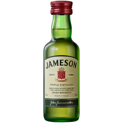 Jameson Triple Distilled Irish Whiskey Bottle 50ml