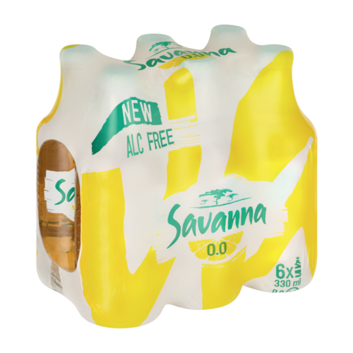 Savanna 0.0 Alcohol Free Cider Bottles 6 x 330ml