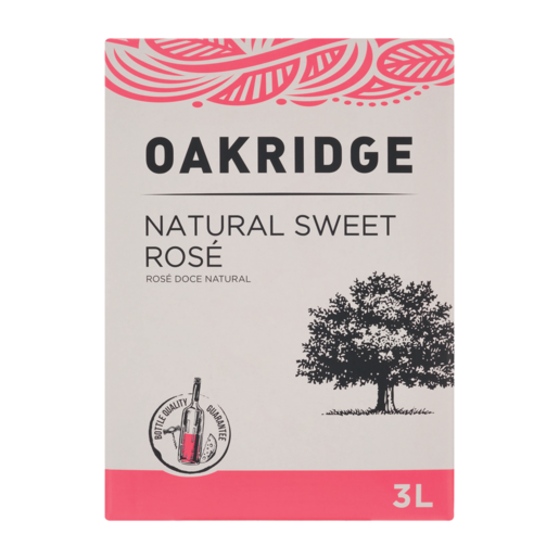 Oakridge Natural Sweet Rosé Rosé Wine Box 3L
