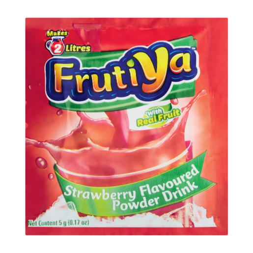 Frutiya Strawberry Flavoured Powder Drink 5g
