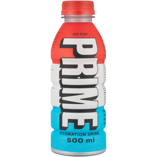 Prime Aluminum Water Bottle - Ice Pop -16.9oz