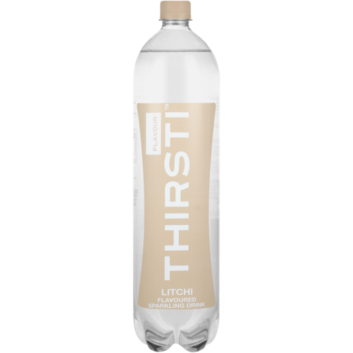 Thirsti Litchi Flavoured Sparkling Drink 1.5L