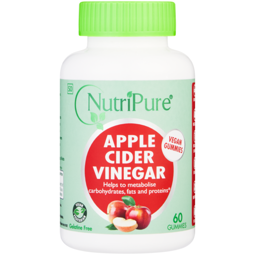 NutriPure Apple Cider Vinegar Gummies 60 Pack