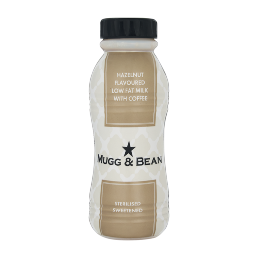 Mugg & Bean Hazelnut Flavoured Low Fat Milk with Coffee 300ml