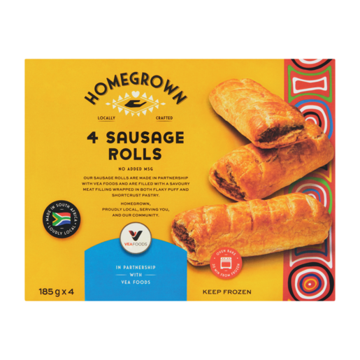 Homegrown Sausage Rolls 4 x 185g
