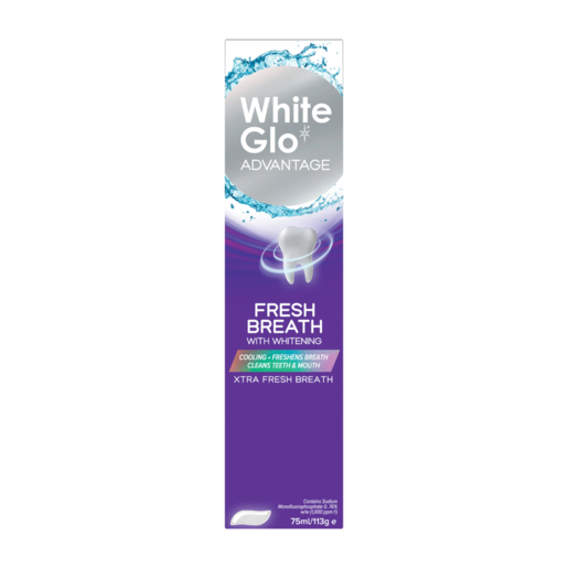 White Glo Advantage Fresh Breath Toothpaste 75ml