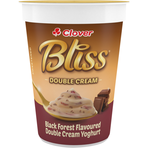 Clover Bliss Black Forest Double Cream Yoghurt 150g
