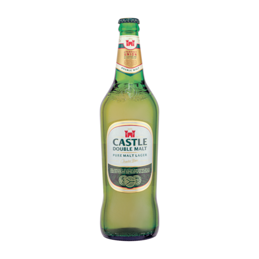 Castle Double Malt Lager Beer Bottle 660ml