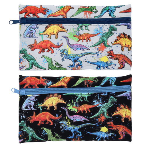 Dino Printed Pencil Bag (Assorted Item - Supplied At Random)