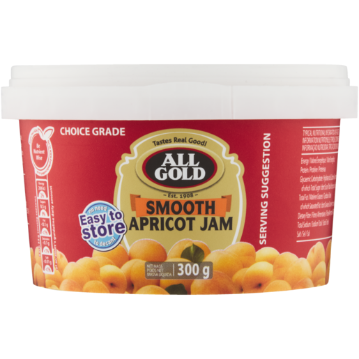 ALL GOLD Smooth Apricot Jam 300g