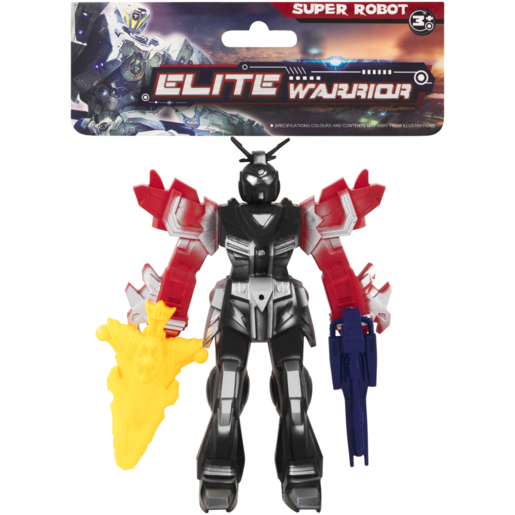 Elite Warrior Super Robot 11cm (Assorted Item - Supplied At Random)