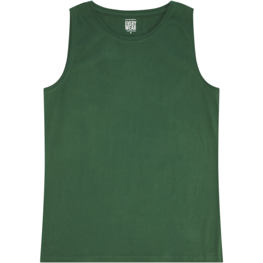 Every Wear Green Basic Vest S - XXL 