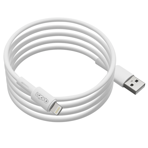 Loopd Lite Lightning To USB Charge & Sync Cable 1m