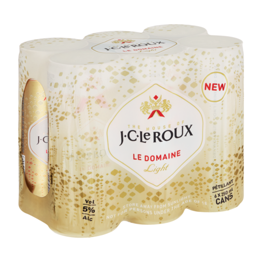 J.C. Le Roux Le Domaine Light Cans 6 x 250ml
