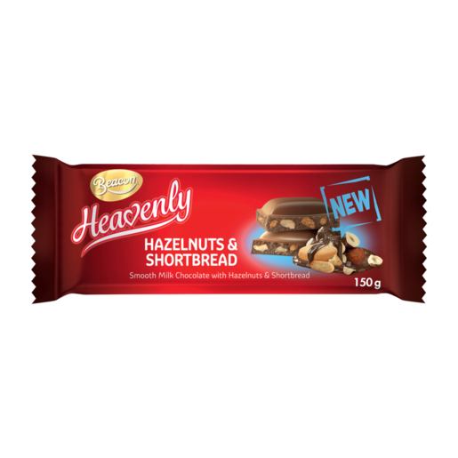 Heavenly Hazelnuts & Shortbread Milk Chocolate 150g
