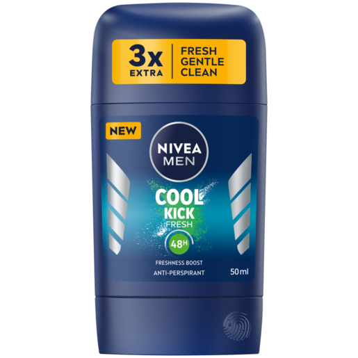 NIVEA MEN Cool Kick Fresh Anti-Perspirant Stick 50ml