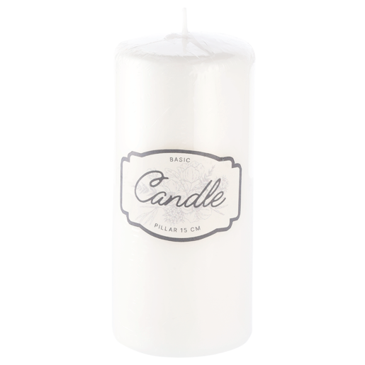 Unscented Pillar Candle 15cm (Assorted Item - Supplied At Random)