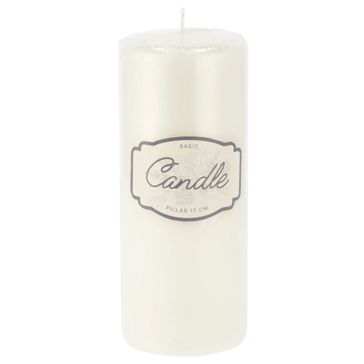 Unscented Pillar Candle 17cm (Assorted Item - Supplied At Random)