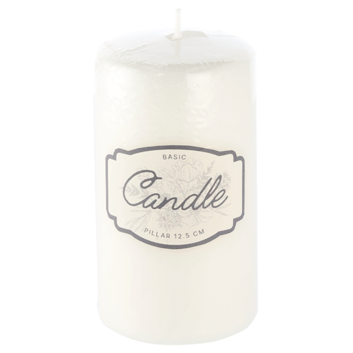 Unscented Pillar Candle 12.5cm (Assorted Item - Supplied At Random)