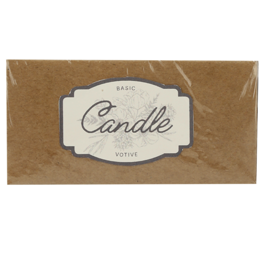 Unscented Votive White Candle 6 Pack