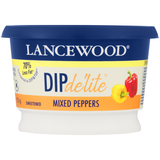 LANCEWOOD Dip De'lite Mixed Peppers Dip 175g