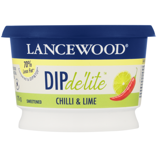 LANCEWOOD Dip De'lite Chilli & Lime Dip 175g