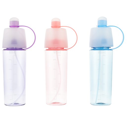 Ibiza Bottle With Spray 600ml (Colour May Vary)