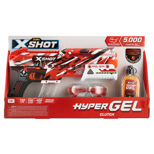 X-Shot Hyper Gel Clutch Blaster