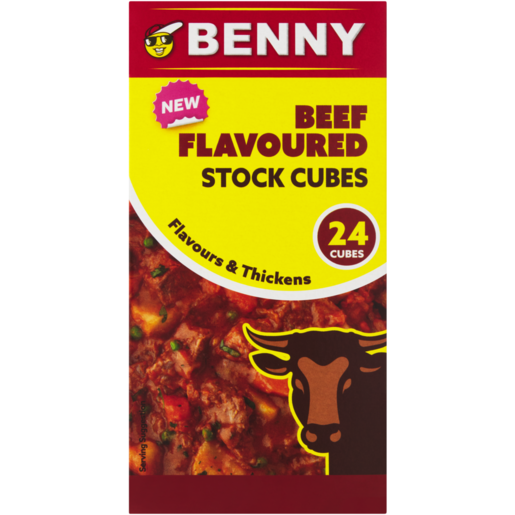 Benny Beef Flavoured Stock Cubes 24 x 10g