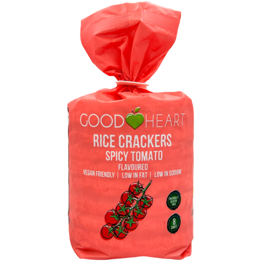Good Heart Spicy Tomato Flavoured Rice Crackers 8 Pack