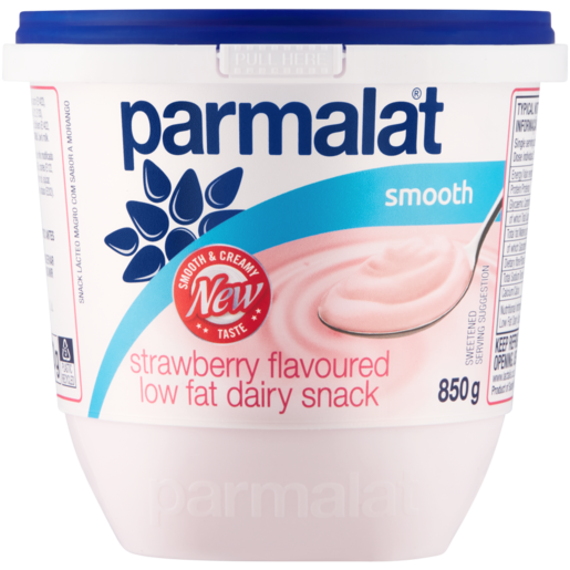 Parmalat Strawberry Flavoured Smooth Low Fat Dairy Snack 850g