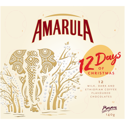 Beyers Amarula 12 Days of Christmas Advent Calendar 140g