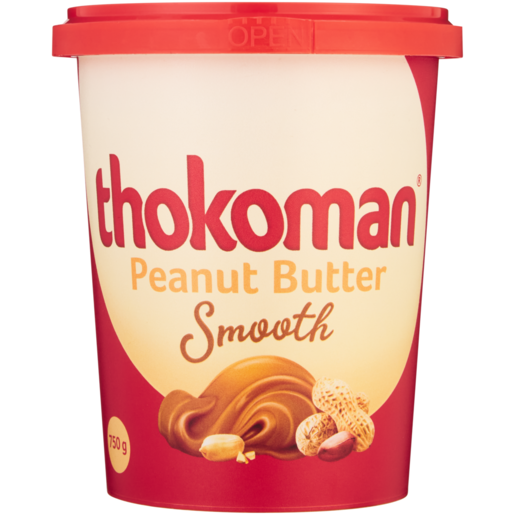 Thokoman Smooth Peanut Butter 750g 