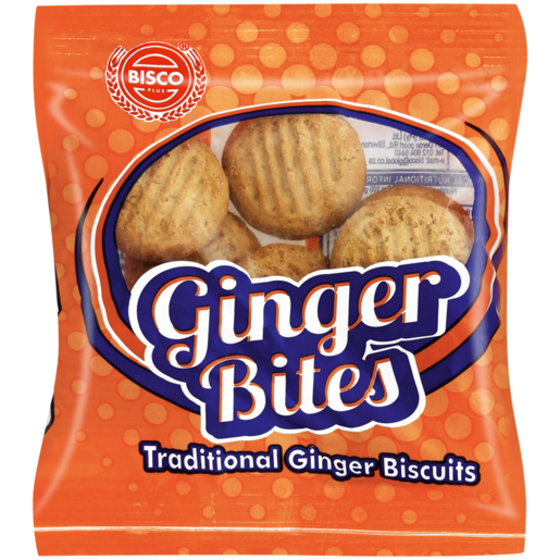 Bisco Plus Ginger Bites 25g 