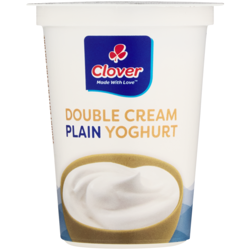 Clover Plain Double Cream Yoghurt 150g