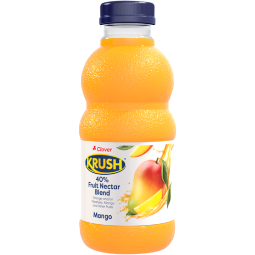 Clover Krush Mango 40% Fruit Nectar Blend 500ml 