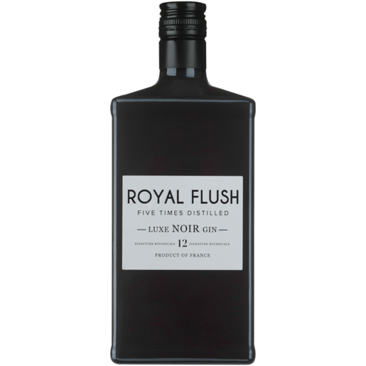 Royal Flush Luxe Noir Gin Bottle 750ml